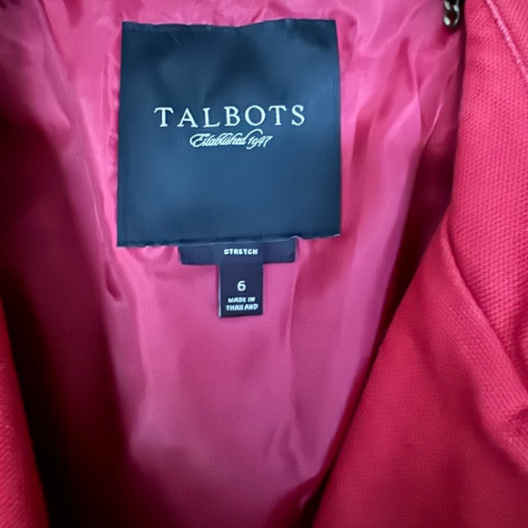 Talbots red trench coat - Picture 3 of 3